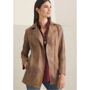 NWOT Faux Suede Jacket by Chico's
